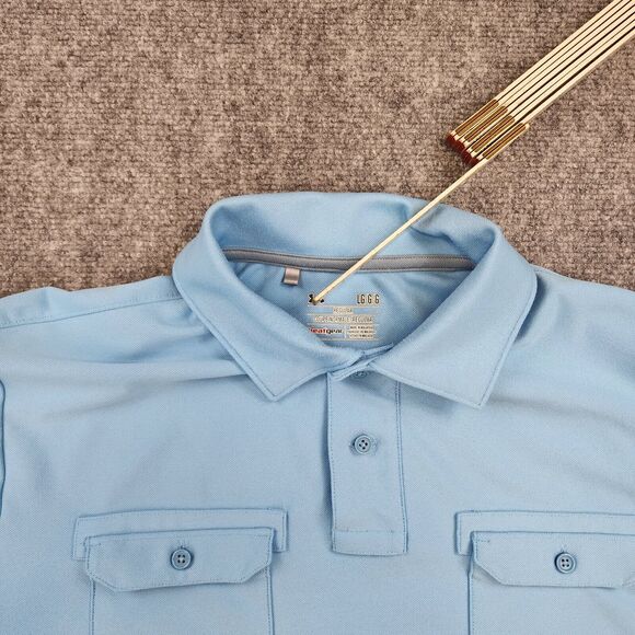 Under Armour Light Blue Polo Shirt - Picture 14 of 16